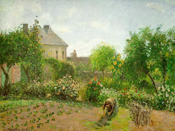 卡米耶 畢沙羅 The Artists Garden at Eragny